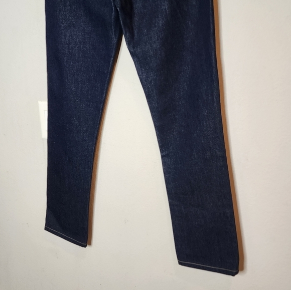 Current Elliot darkwash straightleg jeans.  Women's size 27. Button fly. - Picture 9 of 15